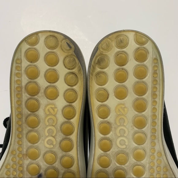 ECCO Soft 7 Black Leather Men’s Size 9 (43 EU)  Casual Sneakers - Picture 7 of 11